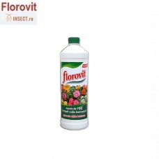 Ingrasamant specializat lichid, Florovit pentru trandafiri si alte plante cu flori, 1l