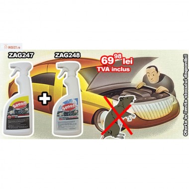 Oferta promotionala! 2 spray-uri pentru protectia auto, ZAG248 750ml si ZAG247 750ml